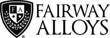 Fairway Alloys logo featuring a shield emblem and text.