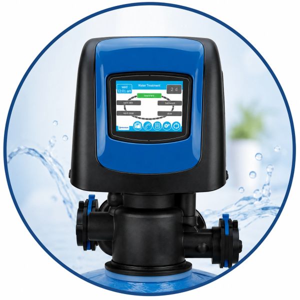 Water treatment device with digital interface.