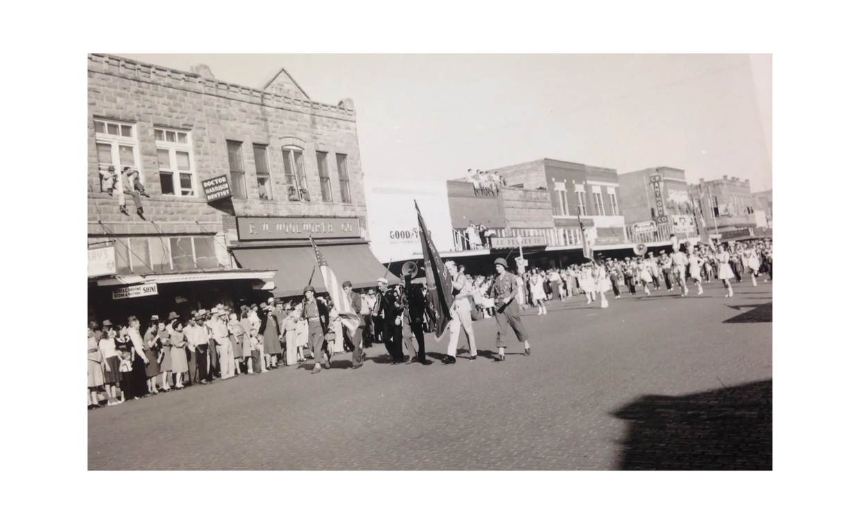 Historic photo of Main Street Duncan, Oklahoma