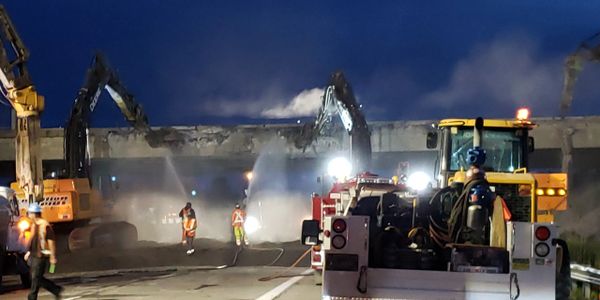 This two year project involving the replacement of both the Highway 401 overpasses at County Road 31