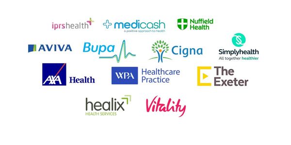 Private healthcare logos