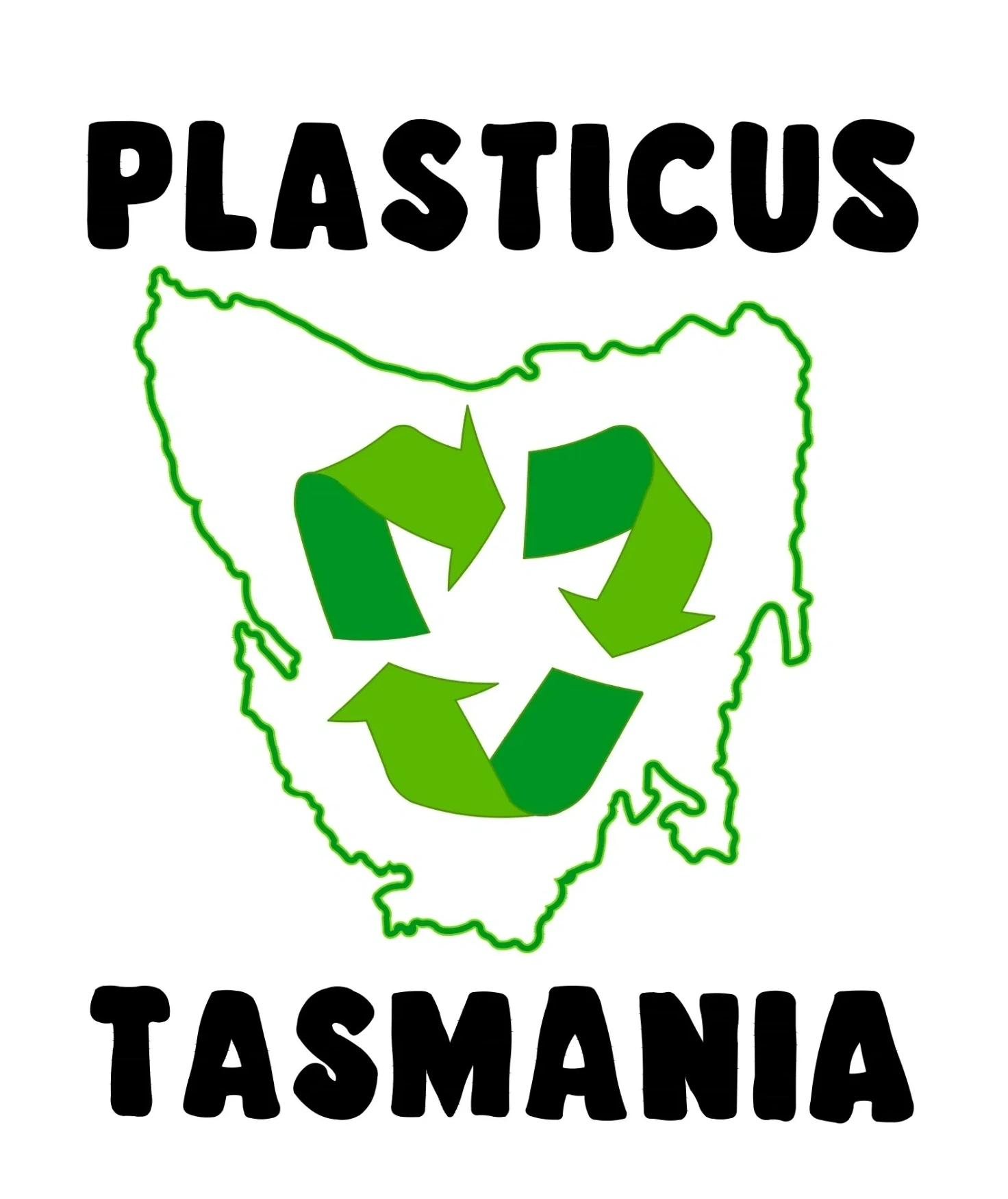 Plasticus Tasmania logo