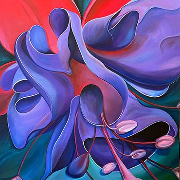 Modern Botanical Art, Fuchsia