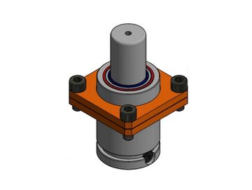 3D model of a mechanical coupling component.