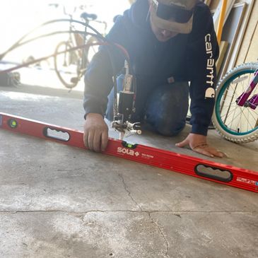 Garage floor leveling in Overland Park, KS 