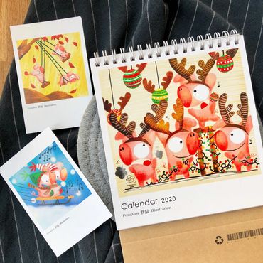 2020 Calendar and mini cards