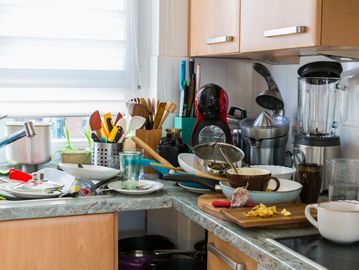 Messy Kitchen