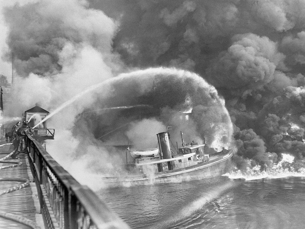 Cuyahoga River Burning