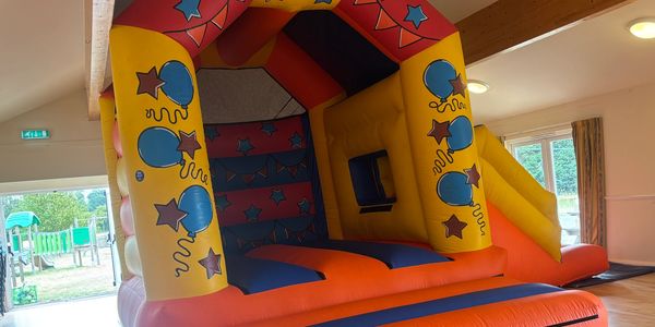 Bouncy castle setup