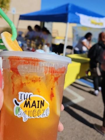 Specialty drink mangonada lemonade