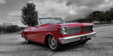 It is one Bad A$$ Ride! Complete transformation on a 1963 Nova Barn Find.  LS525, Tremec 6-Speed, Ge