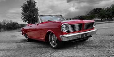 It is one Bad A$$ Ride! Complete transformation on a 1963 Nova Barn Find.  LS525, Tremec 6-Speed, Ge