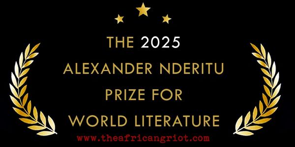 2025 Alexander Nderitu Prize for World Literature announcement.