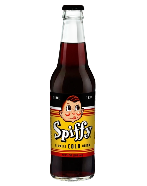 Spiffy Cola – 12oz Glass Bottles – Retro Craft Cola Made with Real Cane ...