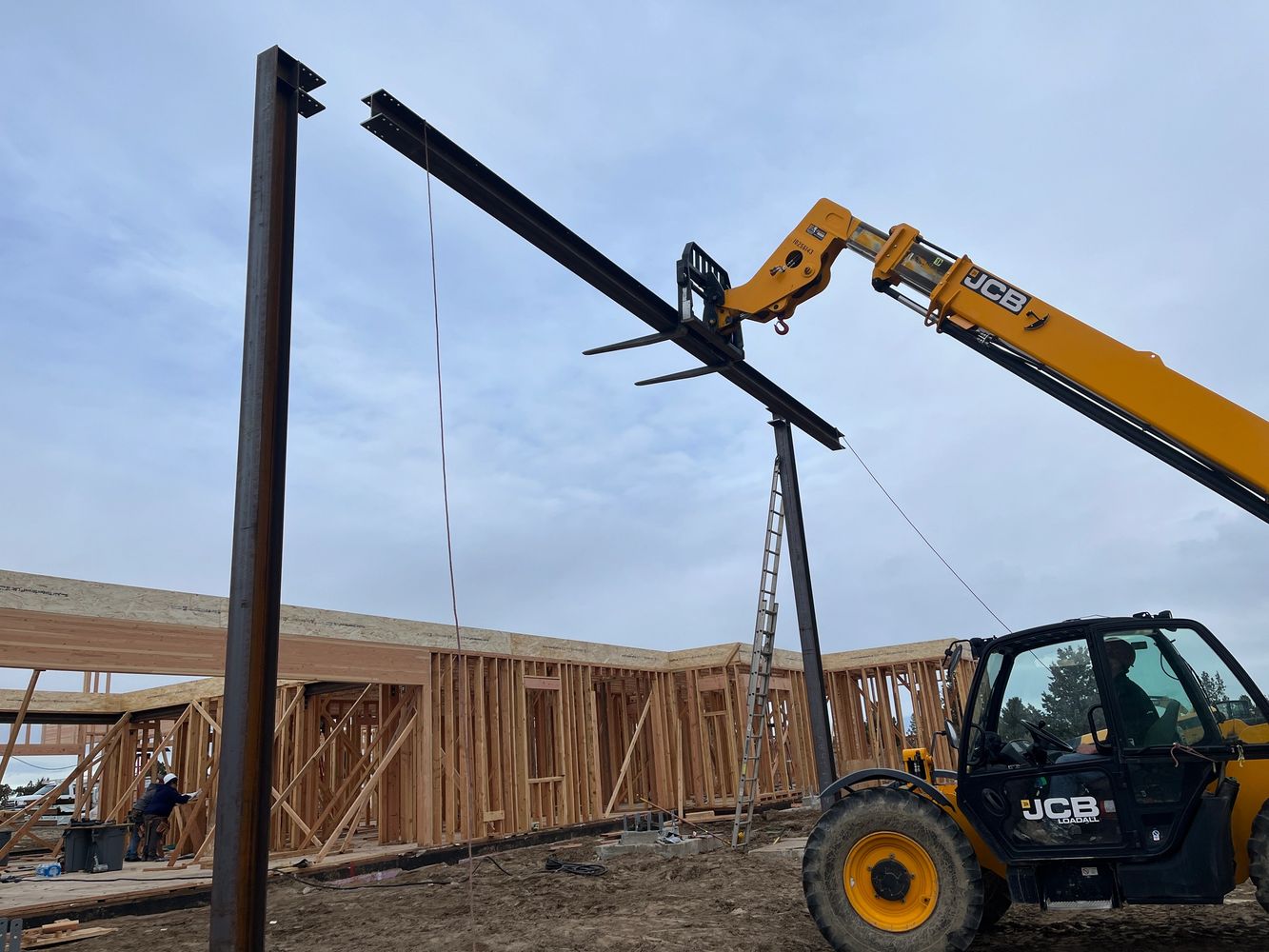 Moment frame install 
