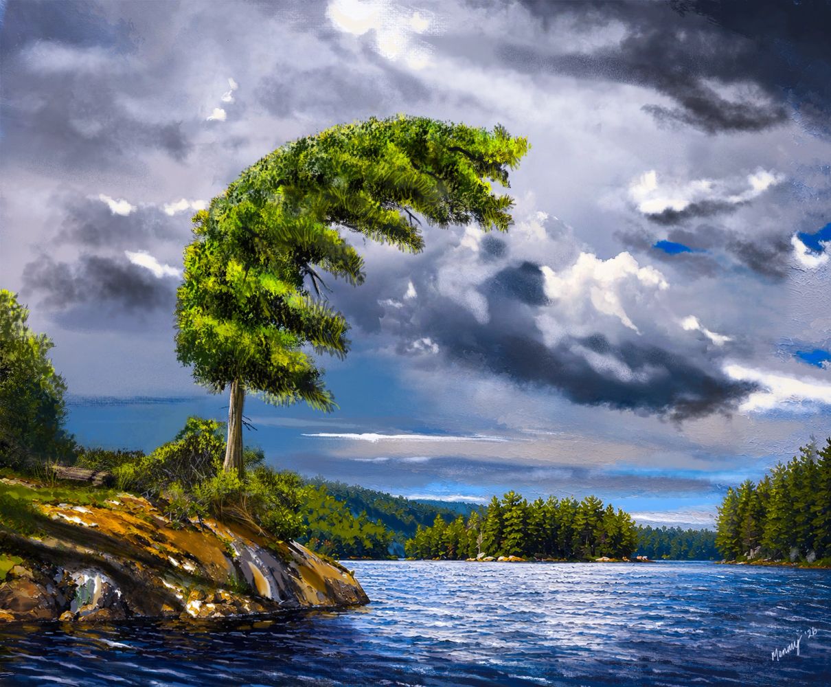 A new painting of Muskoka, the summer home of many Cambridge residents for more than a century.