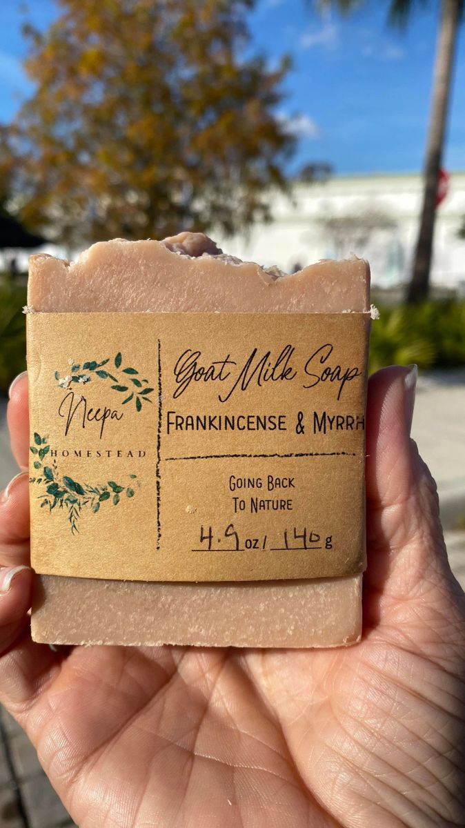 Frankincense & Myrrh Goat Milk Soap