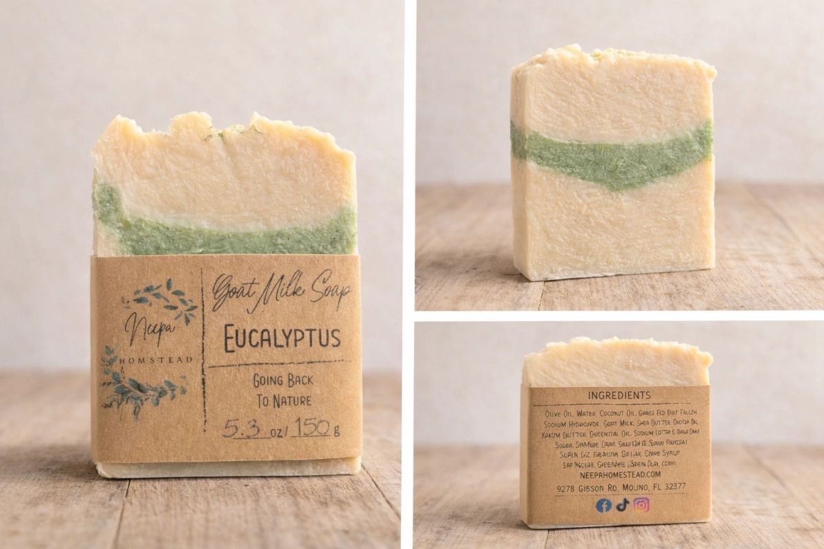 Eucalyptus Goat Milk Soap – Fresh & Invigorating Handmade Soap
