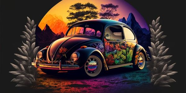 A volkswagen beetle