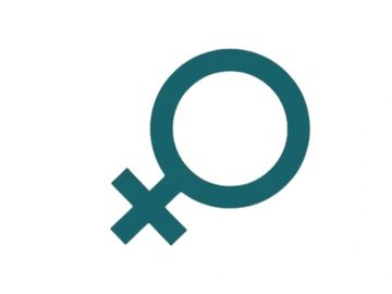 Female Symbol (circle above a cross).