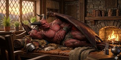 What gives a demon rest