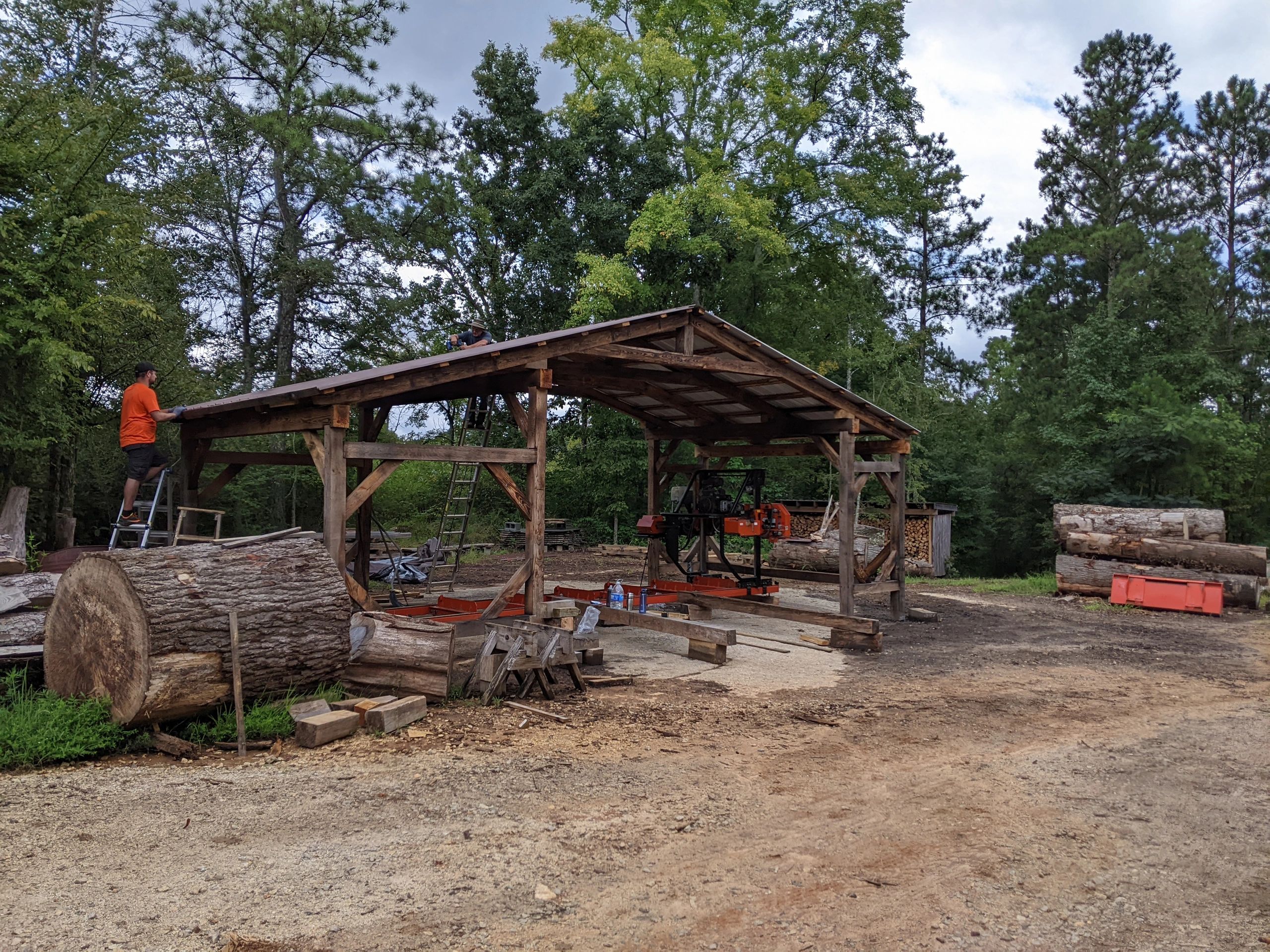 lumber yard
Wood-Mizer
building DIY shelter