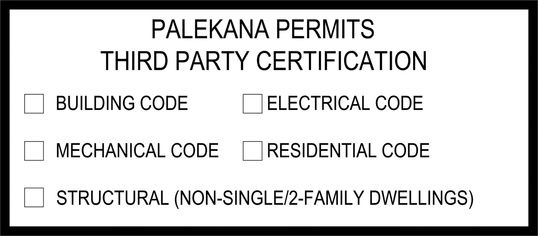 Palekana Permitting and Planning