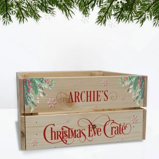 Christmas Crate Red