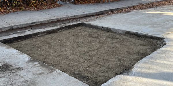 Asphalt paving replacement in Calgary