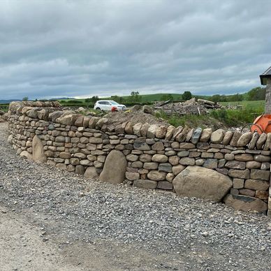 dry stone wall repair, dry stone walling, perthshire, dyking, dry stand dyke, dry stone waller, wall