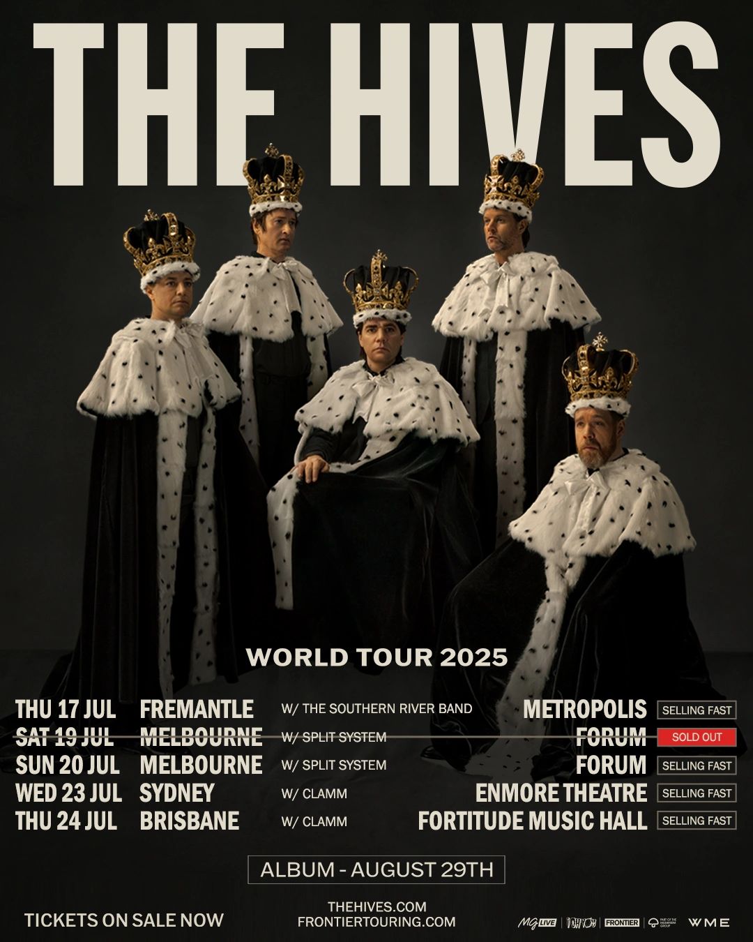 Concert Review — The Hives at Forum Melbourne