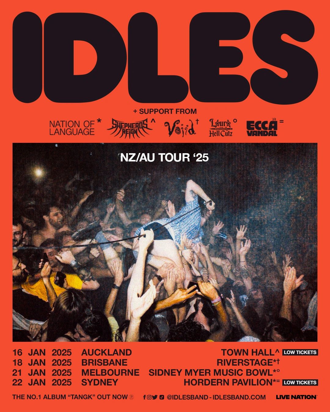 Concert Review — IDLES at Sidney Myer Music Bowl