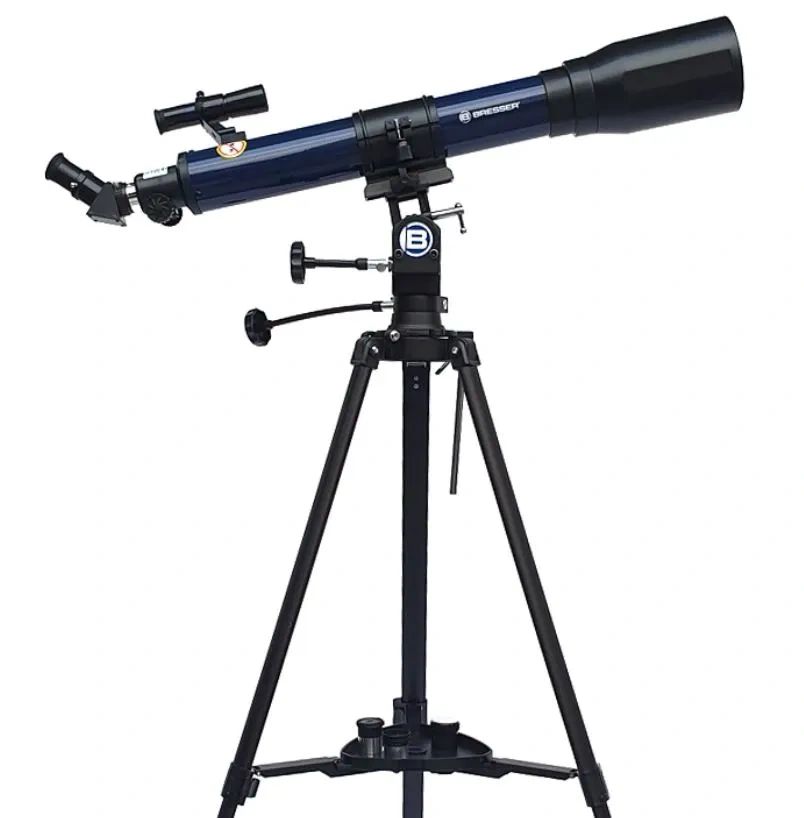 BRESSER SkyLux 700x70 NG Refractor Telescope-Deluxe with bag, mobile  adapter, moon filter