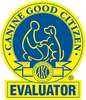 American Kennel Club AKC Canine Good Citizen Evaluator badge 