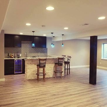 Basement remodel in Johnstown Colorado, Windsor Colorado,