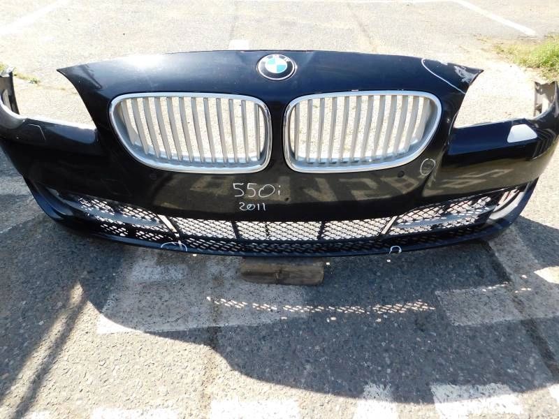 2011 2015 BMW 550i Front Bumper Black OEM