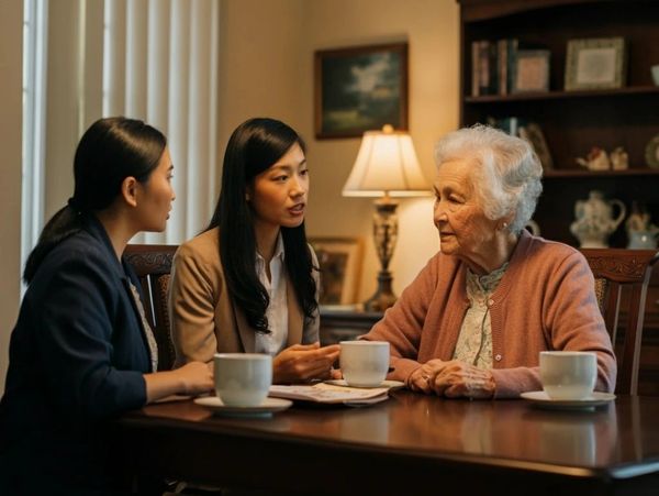 Family-Managed Home Care (FMHC) program graphic — Filipino Homecare