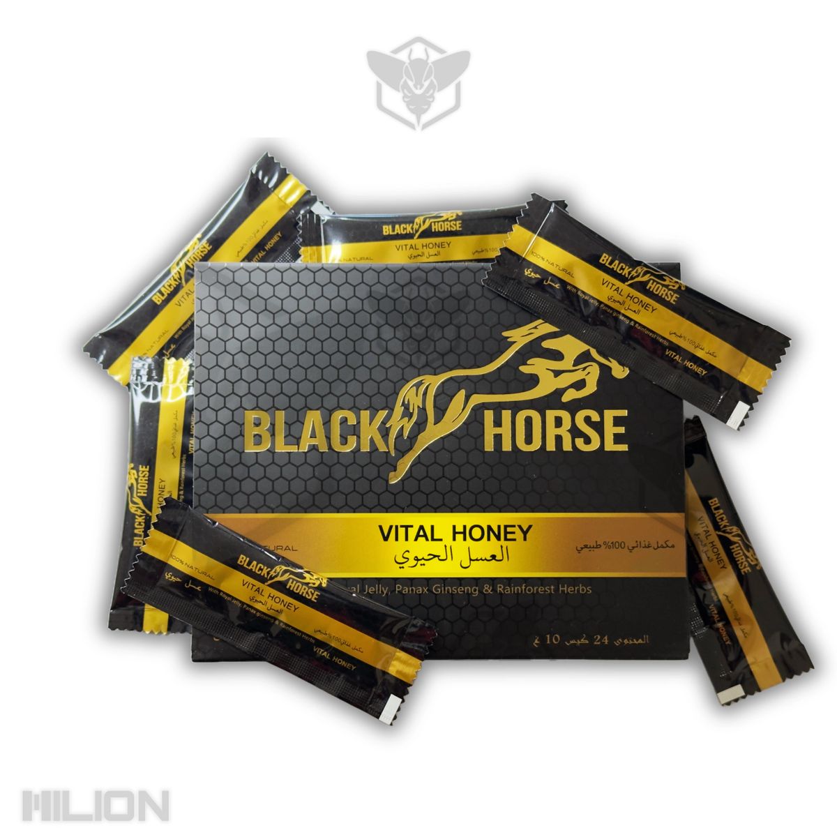Black Horse Vital Honey Miel De Malaysia 100 Natural.