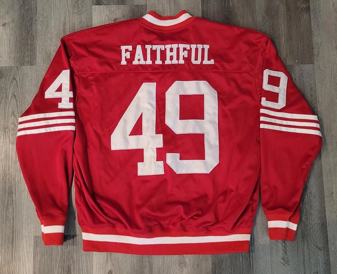 49ers Red Youth FAITHFUL 49 zip up jacket