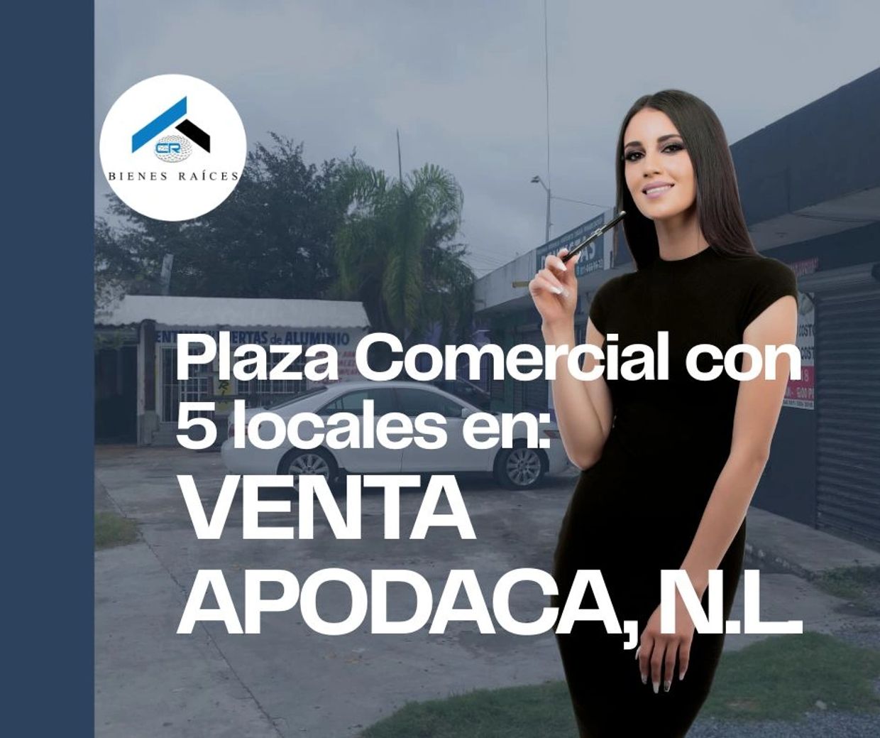 “Plaza comercial en venta en Residencial La Enramada Apodaca, 229 m² con cinco locales rentados”