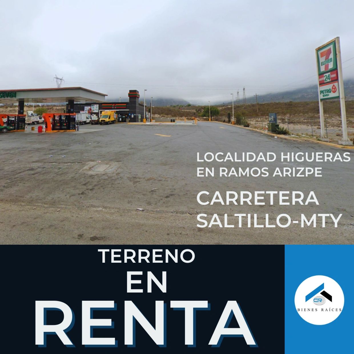Terreno en renta en carretera Saltillo Monterrey en Ejido Las Higueras