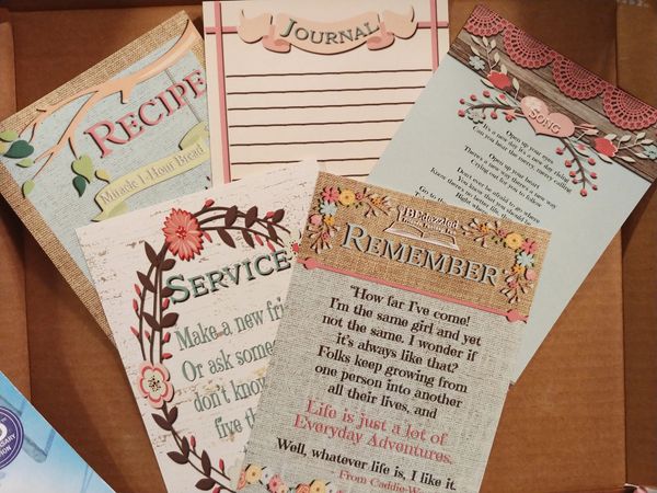Beautiful 5x7 Journal Cards to Document your Experience