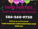 YARD PARTIES