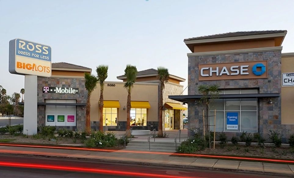 Sign boards of the different stores