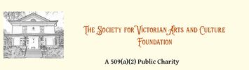 Logo of The Society for Victorian Arts and Culture Foundation.
