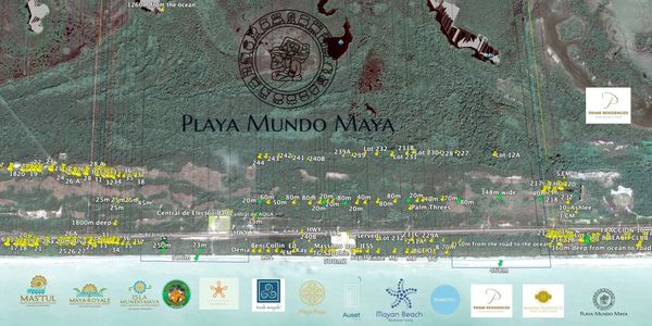 Playa Mundo Maya beachfront lots and house-building service