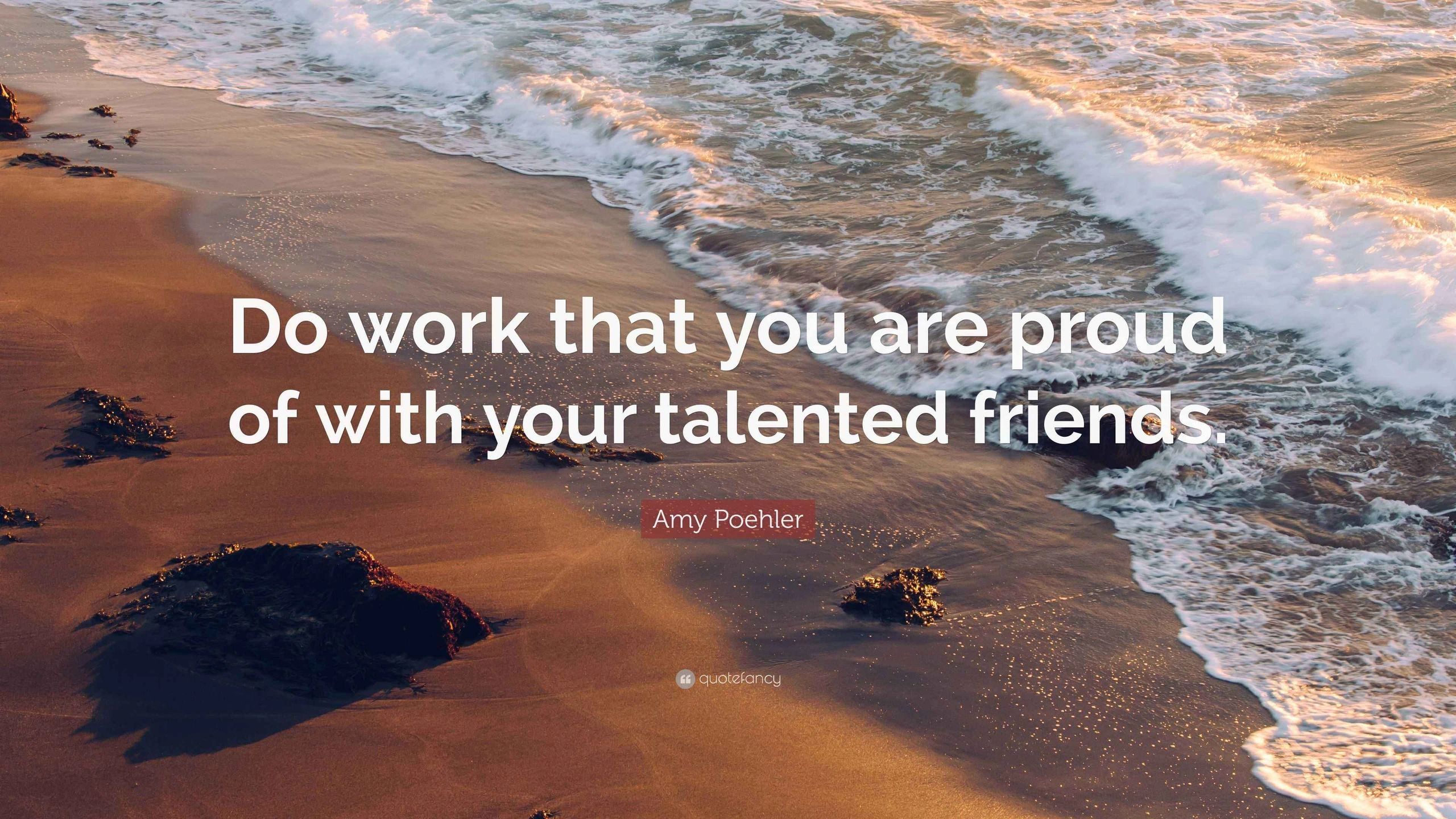 Motivational quote on a beach background.
