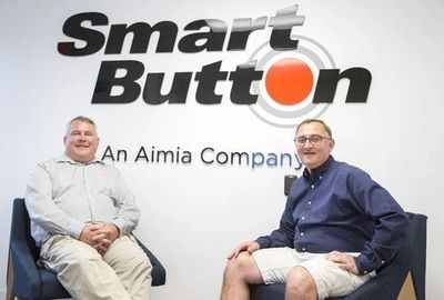 Philip Sugar (left) and James Altrichter (right) at Smart Button in 2017 (Delaware Online)