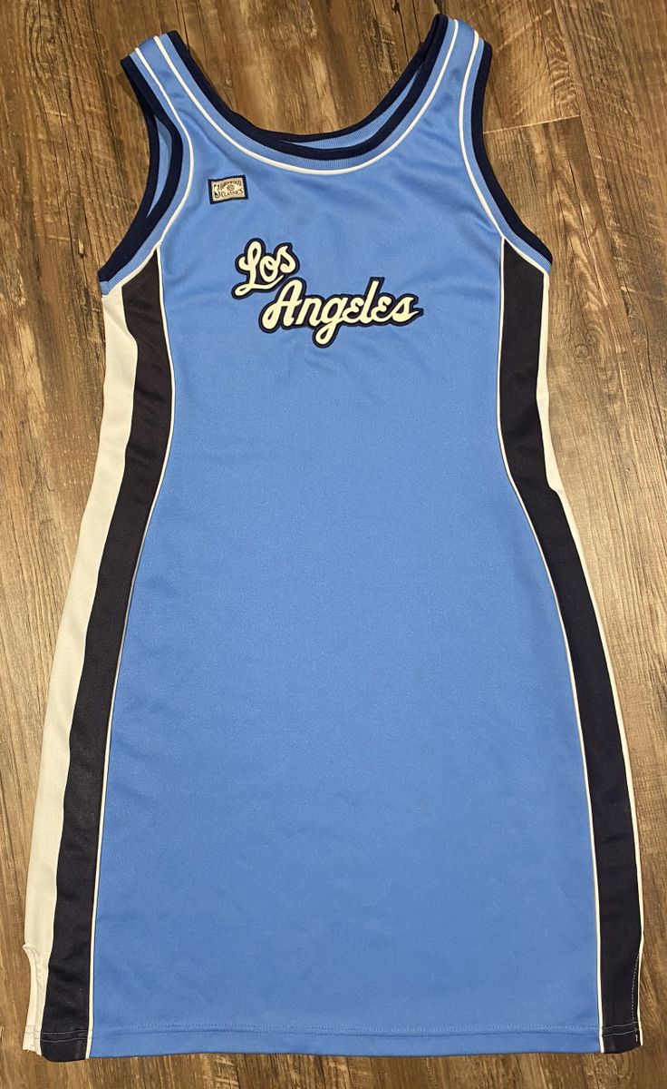 Los Angeles Lakers Hardwood Classics Blue Women's Jersey Dress