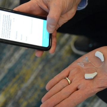 App controlled hearing aid